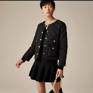 J.CREW  Quilted lady Jacket NWT Size 4